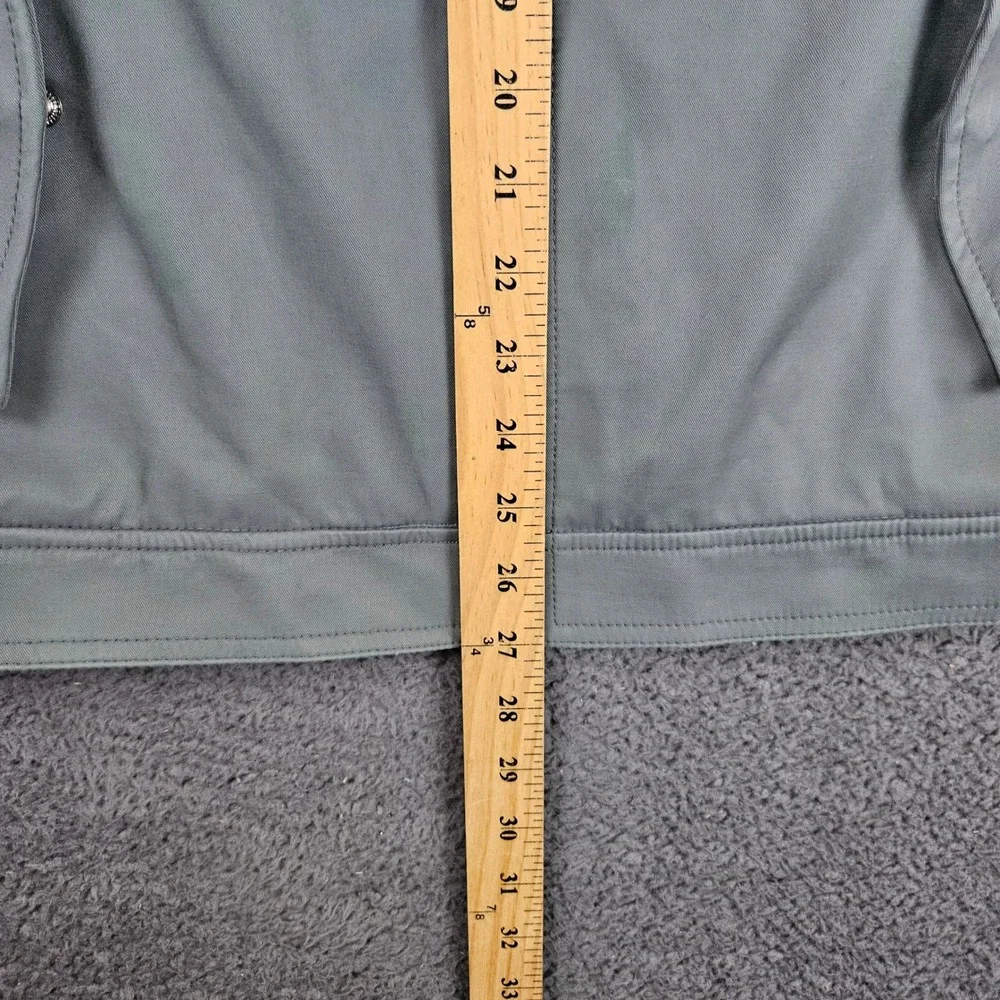 Banana Republic Mens Harrington Jacket Large Sage Green Full Zip Utility Coat‎